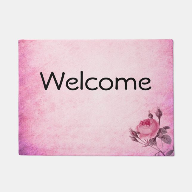 バレンタインデーバラ ドアマット (正面)