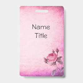 バレンタインデーバラ バッジ