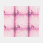 バレンタインデーバラ フリースブランケット (正面(横))