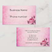 バレンタインデーバラ 名刺 (正面/裏面)