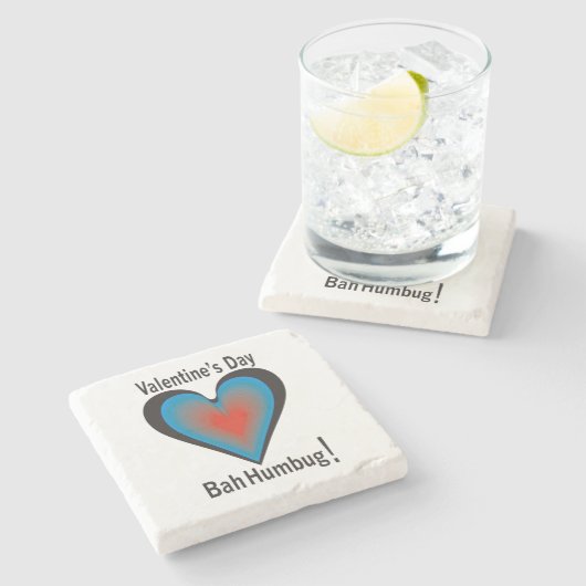 バレンタインデーバーフンバグ ストーンコースター (横)