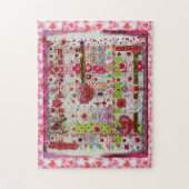 バレンタインデーパズルコラージュ ジグソーパズル (縦)