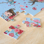 バレンタインデーパズル ジグソーパズル (側面)