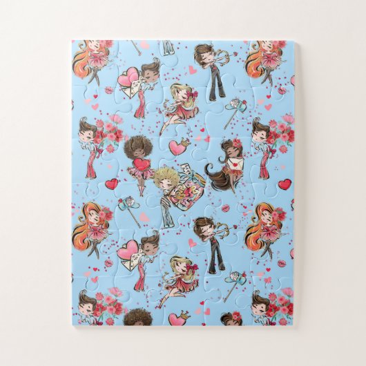 バレンタインデーパズル ジグソーパズル (縦)