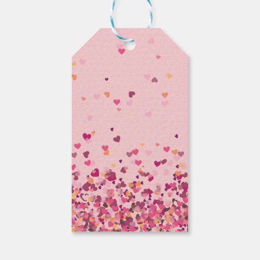 バレンタインデーパーソナライズされたの写真 ギフトタグ (裏面)