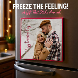 バレンタインデーパーソナライズされたの写真 マグネット