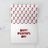 バレンタインデーパーソナライズされた写真 カード (内部)