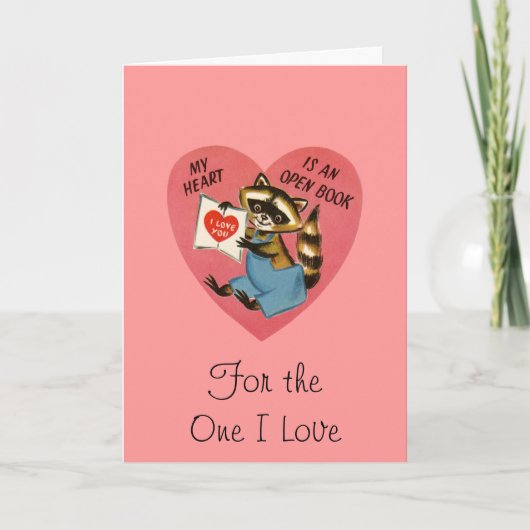 バレンタインデーパーソナライズされた シーズンカード (正面)