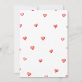 バレンタインデーパーティの招待状ガレンティンデー 招待状 (裏面)