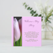 バレンタインデーパーティの招待状 招待状 (スタンド正面)