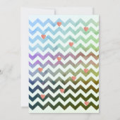 バレンタインデーパーティーとテディ 招待状 (裏面)