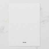 バレンタインデーパーティーイベント 招待状 (裏面)