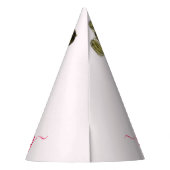 バレンタインデーパーティーハットとロマンチックなカップル パーティーハット (裏面)