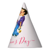 バレンタインデーパーティーハットとロマンチックなカップル パーティーハット (右)