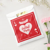 バレンタインデーパーティーハートとラブレッド フェイバーバッグ (封をした状態)