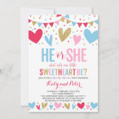 バレンタインデーパーティー恋人の公開 招待状 (正面)