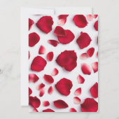 バレンタインデーパーティー招待状 招待状 (裏面)