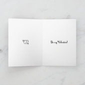 "バレンタインデーパーティー"のヴィンテージの挨拶状 シーズンカード (内部)