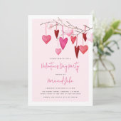 バレンタインデーパーティー 招待状 (スタンド正面)