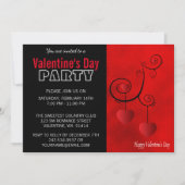 バレンタインデーパーティー 招待状 (正面)