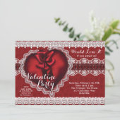 バレンタインデーパーティー 招待状 (スタンド正面)