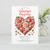 バレンタインデーパーティー 招待状 (スタンド正面)