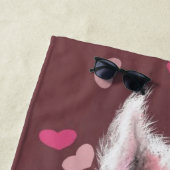 バレンタインデービーチタオルギフト紳士豚 ビーチタオル (インサイチュ)