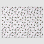 バレンタインデービーマイニングミツバチとハートパターン 薄葉紙 (正面)