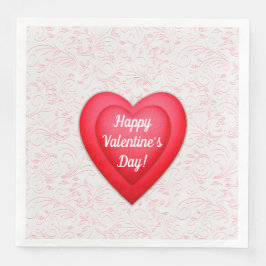 バレンタインデーファンシー赤いハート