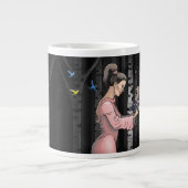 バレンタインデーファンタジー ジャンボコーヒーマグカップ (正面)