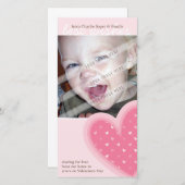 バレンタインデーフォトカード::ファンキーハート5P シーズンカード (正面/裏面)