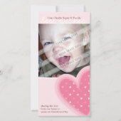 バレンタインデーフォトカード::ファンキーハート5P シーズンカード (正面)