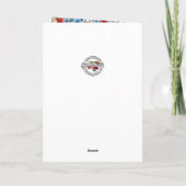 バレンタインデーフローラフレンドシップクリスチャン シーズンカード (裏面)