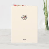 バレンタインデーフローラフレンドシップクリスチャン シーズンカード (裏面)