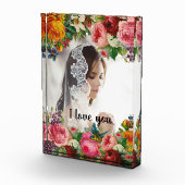 バレンタインデーフローラ愛する写真結婚の フォトブロック (右)