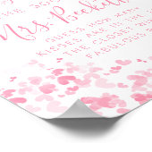 バレンタインデーブライダルシャワーどれだけのキスゲーム ポスター (角)