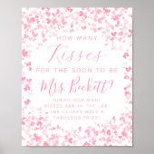 バレンタインデーブライダルシャワーどれだけのキスゲーム ポスター (正面)