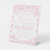 バレンタインデーブライダルシャワーどれだけのキスゲーム 台座サイン (正面)