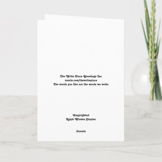 バレンタインデーベビーママ挨拶 シーズンカード (裏面)