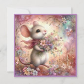 バレンタインデーマウスラブ聖なる書物、 経典クリスチャン シーズンカード (正面)