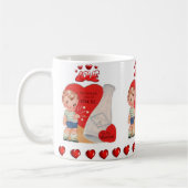 バレンタインデーマグカップ コーヒーマグカップ (左)
