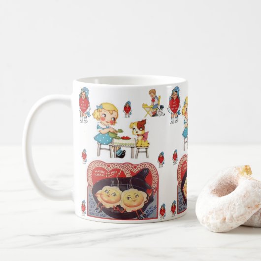 バレンタインデーマグカップ コーヒーマグカップ (ドーナツ)