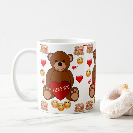 バレンタインデーマグカップ コーヒーマグカップ (ドーナツ)