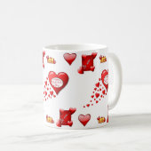 バレンタインデーマグカップ コーヒーマグカップ (正面右)