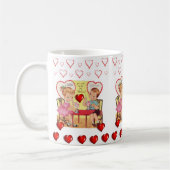バレンタインデーマグカップ コーヒーマグカップ (左)