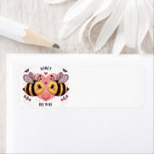 バレンタインデーミツバチ ラベル (インサイチュ)