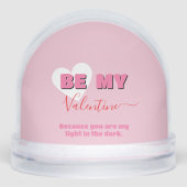 バレンタインデーモダンピンクと白ハート (正面)