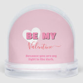 バレンタインデーモダンピンクと白ハート (裏面)