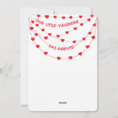 バレンタインデーユニークスアナウンスカード シーズンカード (裏面)