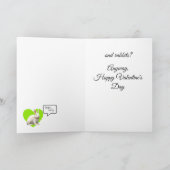 バレンタインデーユーモアのあるカード対Jo Images カード (内部)